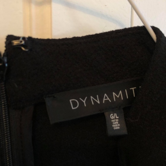 Dynamite Black Flowy Dress - Picture 4 of 4